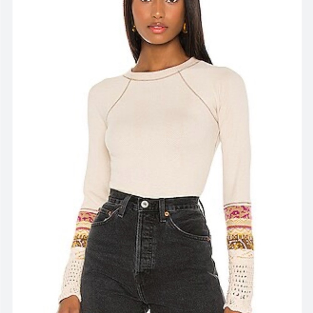 Free People In the Mix Cuff Top